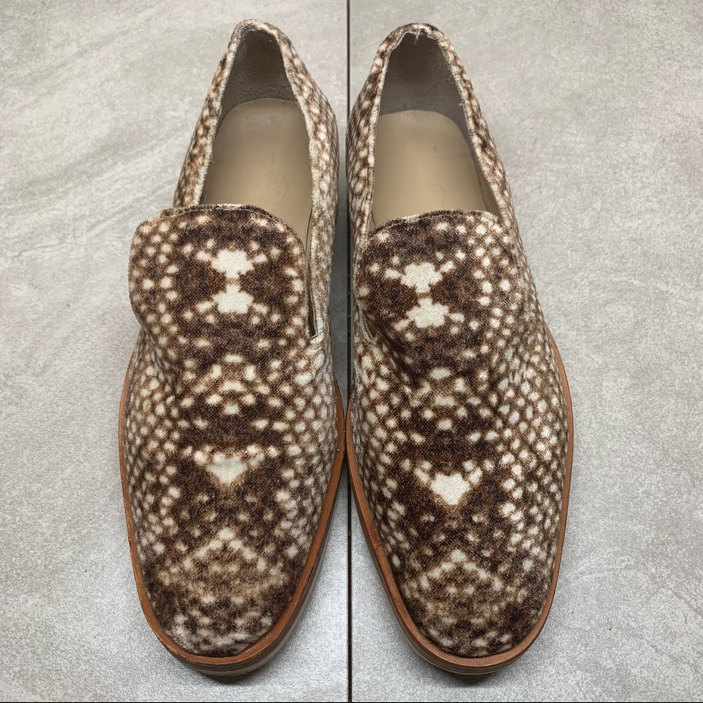 Free People Snake Eyes velvet slip on loafers 38 - Picture 6 of 16